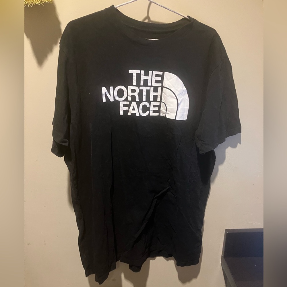North face brand design performance logo shirt adult mens size XL